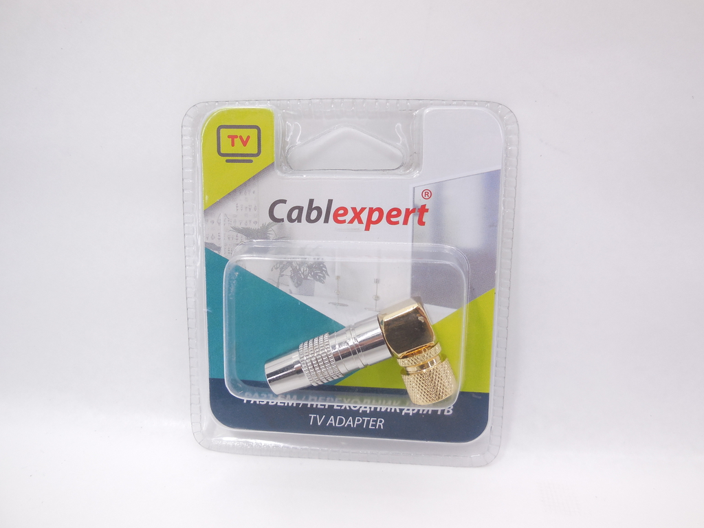 F коннектор угловой для ТВ кабеля Cablexpert SPL6-05