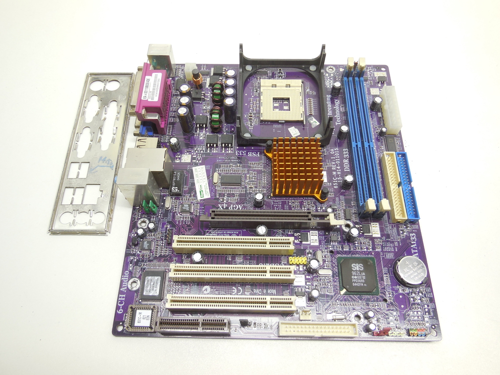 Материнская плата Socket 478 ECS 651C-M Rev. 1.0A (15-H14-011015) - Pic n 309852