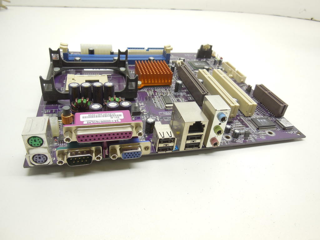 Материнская плата Socket 478 ECS 651C-M Rev. 1.0A (15-H14-011015) Без рамки задних портов! - Pic n 309853