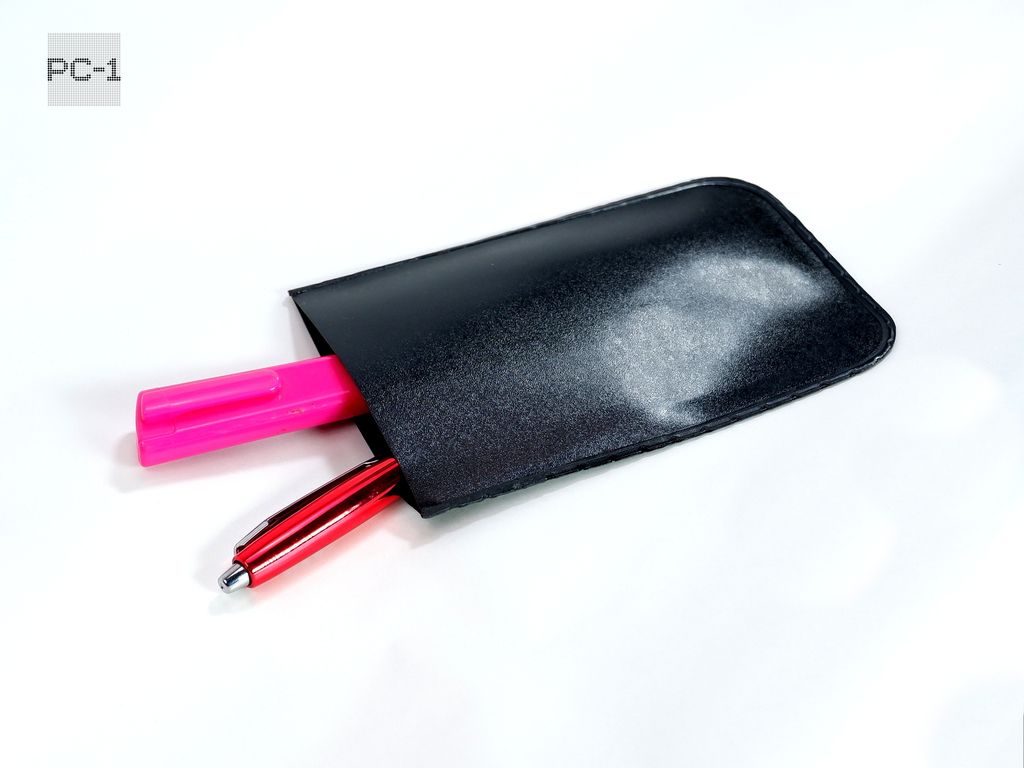 14х9,5см Чехол для внешнего жесткого диска 2.5" SSD. Подойдет для защиты любой электроники размером 12х7,5х1,3см (Д.Ш.В) Черный материал Эко Кожа - Pic n 310926