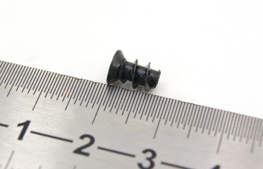 4шт. M5x7,5mm Саморез для вентилятора ПК. Диаметр резьбы 5мм, винты с тупым концом для кулера в компьютерный корпус, черный  - Pic n 295282