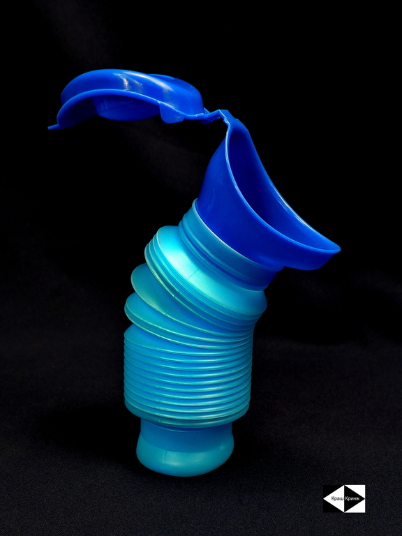 Писсуар автомобильный, складной портативный, многоразовый для мужчин 750 мл + Аварийный молоток в подарок! - Pic n 311040