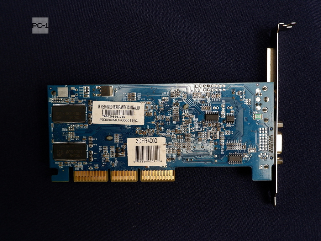 128MB Видеокарта AGP BFG 3D Fuzion 3DFR4000 GeForce MX4000 64-bit DDR AGP 4X/8X Video Card Пассивное охлаждение - Pic n 80014