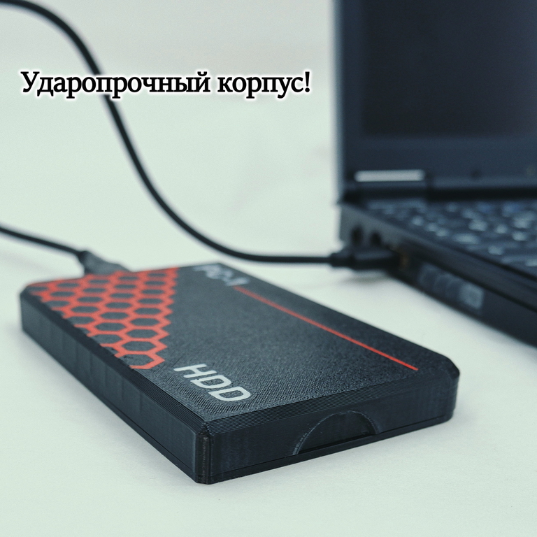 1TB SSD USB 3.0 Type-C Внешний жесткий диск 2.5 дюйма. Быстрый, подходит для Игр. Воткнул в Смартфон, Консоль, Ноутбук, ПК работает! Ударопрочный - Pic n 311044