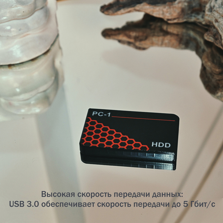 1TB SSD USB 3.0 Type-C Внешний жесткий диск 2.5 дюйма. Быстрый, подходит для Игр. Воткнул в Смартфон, Консоль, Ноутбук, ПК работает! Ударопрочный - Pic n 311044