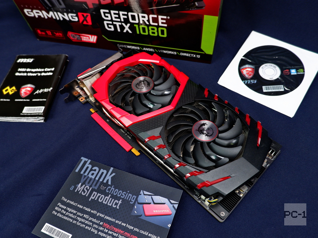 Игровая Видеокарта MSI GeForce GTX 1080 Gaming X 8GB GDDR5X 7680x4320 с подсветкой, Adaptive V-Sync 912-v336-001 - Pic n 311050