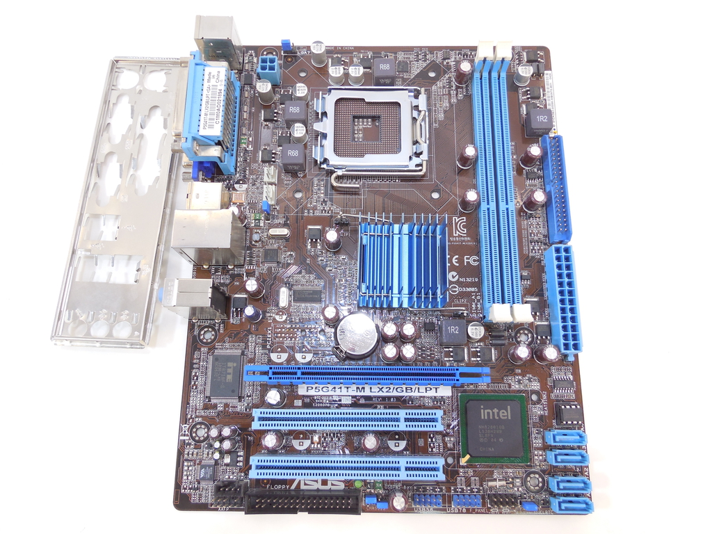 Материнская плата LGA 1155 Asus P8H61-MX R2. 0 Intel H61, 2xDDR3, PCI-E x16, 4xSATA, 24+4pin, VGA, DVI, 4xUSB, mATX Рамка задних портов - Pic n 272003