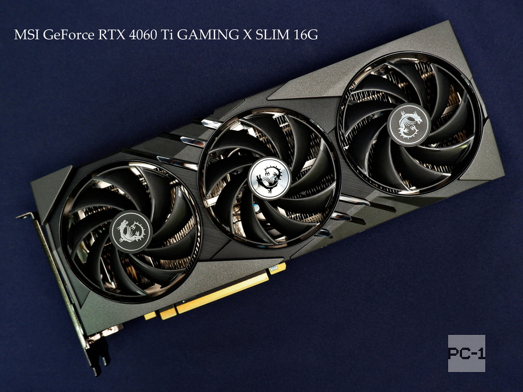 Видеокарта 16Гб MSI GeForce RTX 4060 Ti GAMING X SLIM 16G Длина 307мм, PCI-E Gen 4x8, 7680x4320 2685МГц GDDR6 128-bit S/N602-V517-59SB2403000614 - Pic n 311057