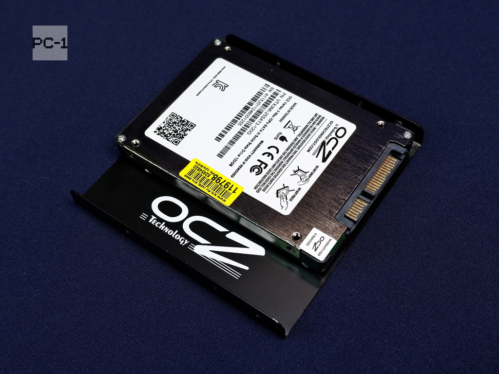 Твердотельный SSD накопитель 120ГБ 2.5" SATA 6Gb/s OCZ Vertex 3 Max IOPS VTX3MI-25SAT3-120G + Крепеж 2.5" в 3.5". Толщина жесткого диск - Pic n 269738