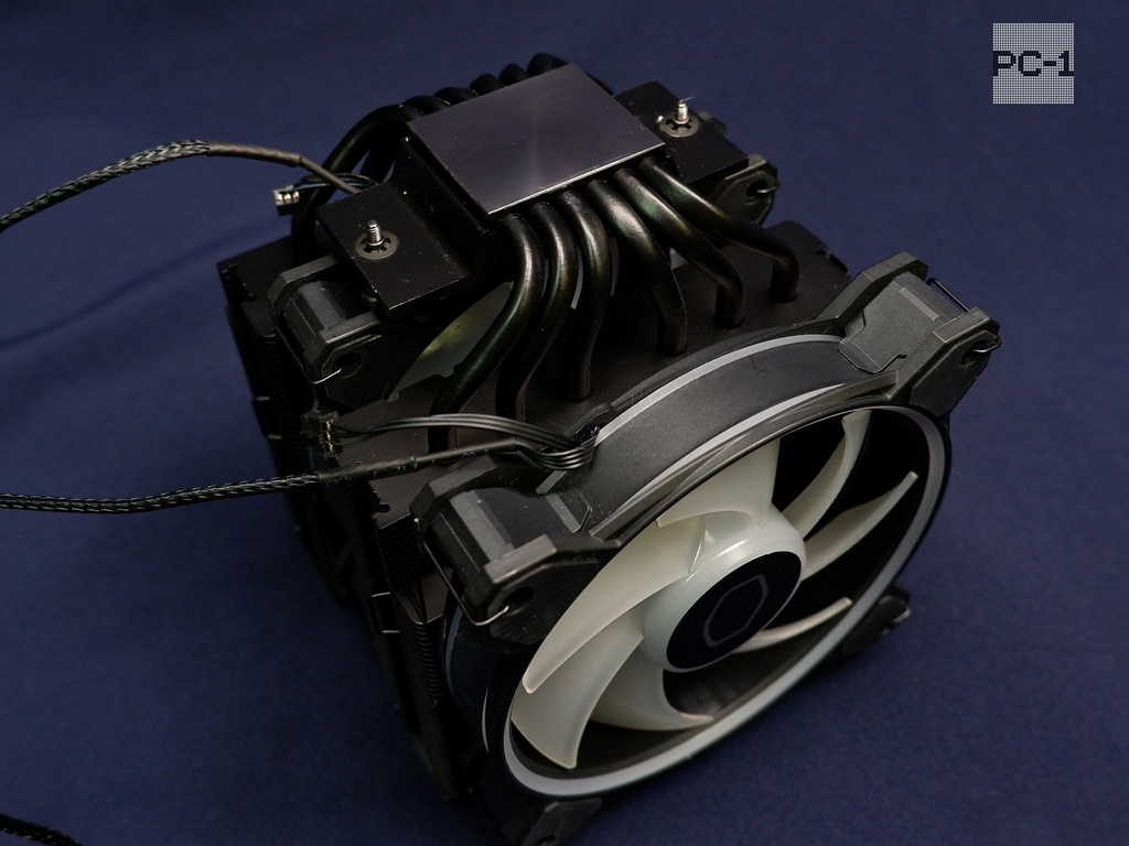 Башенный Кулер для процессора ПК Cooler Master Hyper 622 Halo RR-D6BB-20PA-R1 4-pin 27дБа Socket LGA 115x/1200, LGA 1700, 1851, AM4, AM5, с подсветкой - Pic n 311068