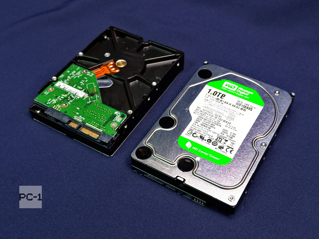 Внутренний Жесткий диск ПК 1Tb HDD 3,5" SATA Western Digital Caviar Green WD10EAVS 5400rpm буфер 8Мб 300 Мб/с - Pic n 311069