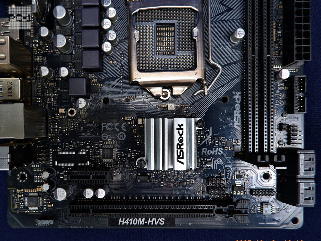 Материнская плата для ПК Socket LGA1200 ASRock H410M-HVS 2xDDR4 IntelH410 4хSATA 16xPCI-E HDMI D-Sub 1Гбит MicroATX S/N A8A1593AC2B5  - Pic n 311072