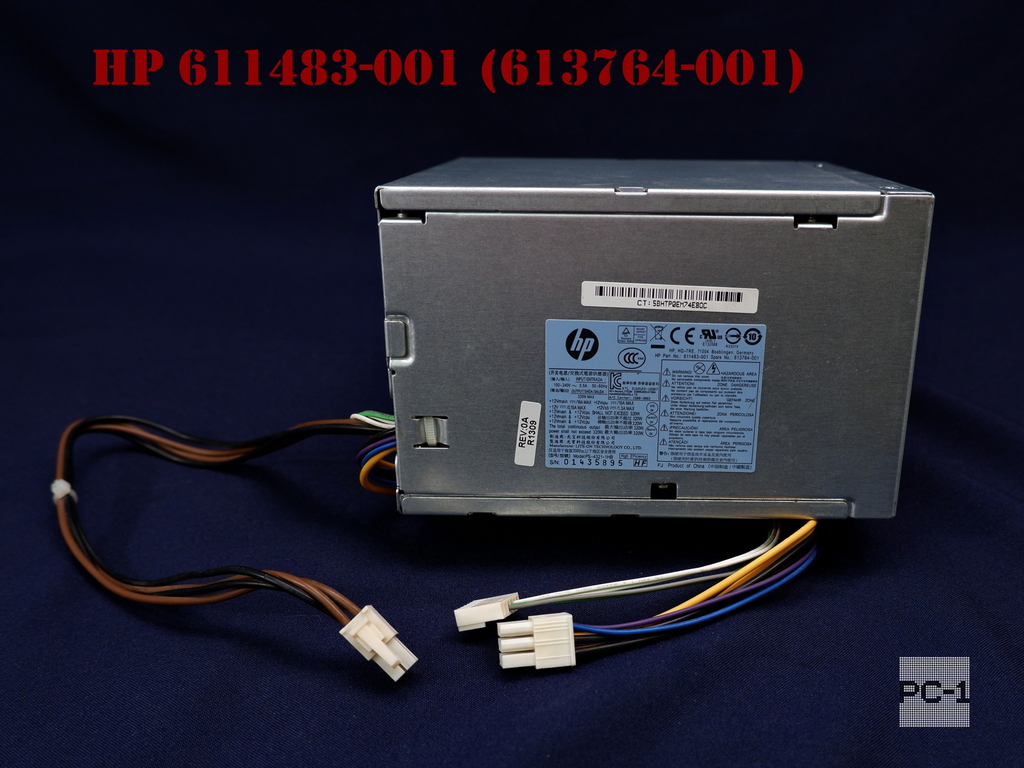 Блок питания для Сервера ПК 320W HP 611483-001 (613764-001) rev:0A R1309 6PIN P2 для Pro 4000 6000 6005 6200 6300 6305 Elite 8000 8100 8200 8300 HP De - Pic n 253898