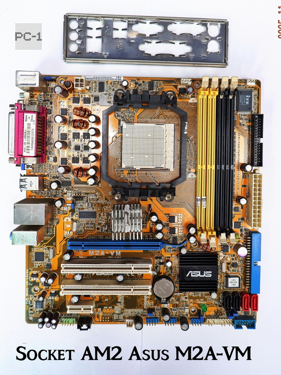 Материнская плата Socket AM2 Asus M2A-VM, AMD 690G 4xDDR2, PCI-E x16, 2xPCI, PCI-E x1, 4xSATA RAID, IDE 24+4pin, VGA, DVI, LPT, PS/2, 4xUSB, LAN, Audi - Pic n 269333