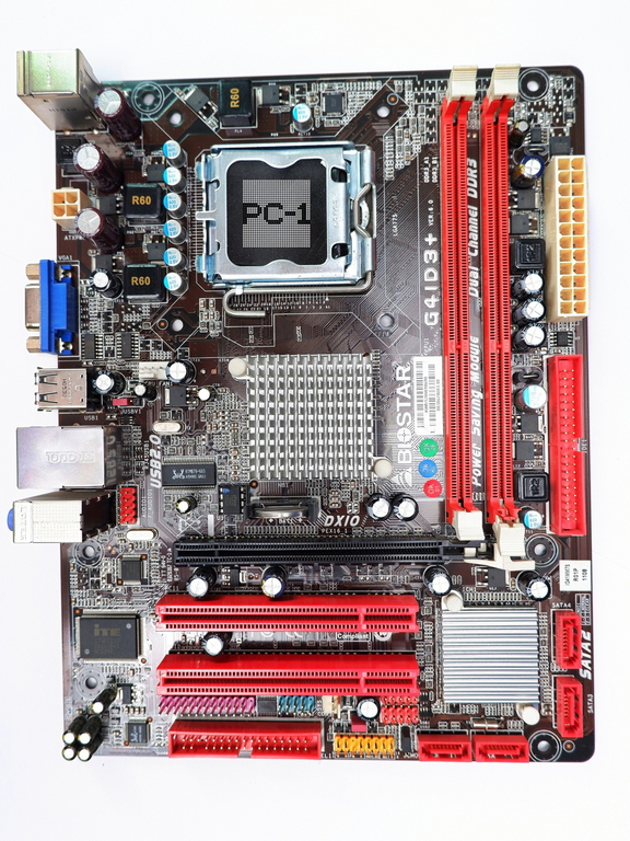 Материнская плата Socket LGA775 Biostar G41D3+ Ver. 6.0 ntel G41 2DDR3 1 слот 16x PCI-E D-Sub LAN MicroATX  - Pic n 311079