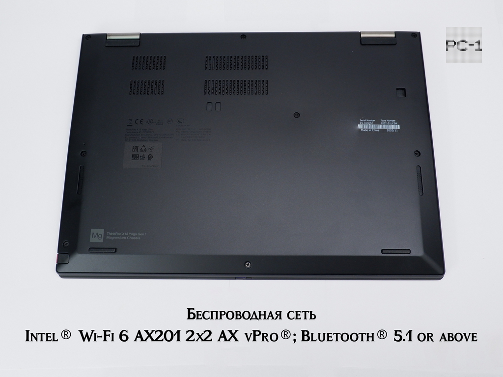 Ноутбук 13.3" Трансформер Lenovo ThinkPad X13 Yoga Gen.1 с сенсорный экраном вращающимся на 360 градусов i5-10310U, Intel Graphics, 16GB, 256GB  - Pic n 311084