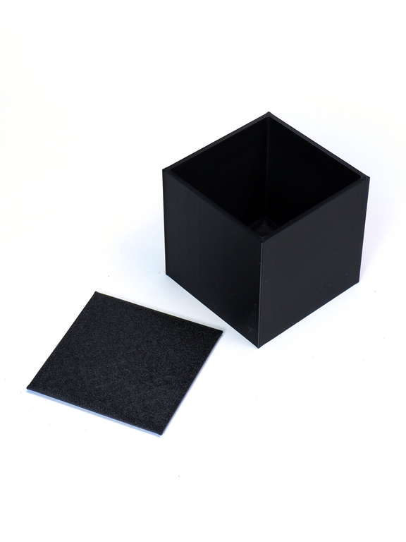 Черный Куб. Размер 6х6х6см. Подставка под товар. Торговое оборудование для бутиков, выкладка товара на витрину. - Pic n 310307