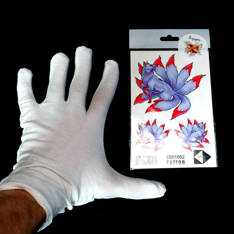 4шт. Тату Ловец снов, Роза Харадзюку, Кицунэ лисица, Год Змеи 2025. Переводные временные татуировки водостойкие, яркие, качественные!  - Pic n 311096