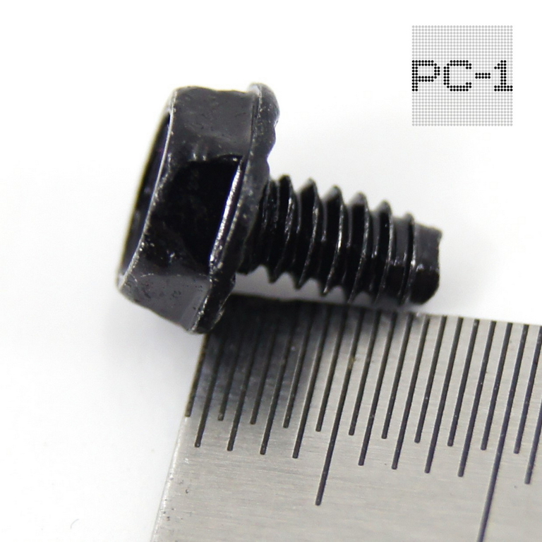10шт. Чёрные Винты UNC 6-32 с шестигранной головкой для крепления комплектующих в корпус ПК.  - Pic n 284515
