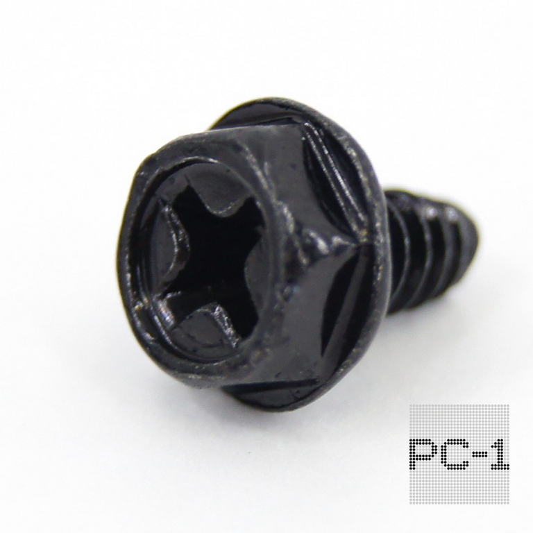 10шт. Чёрные Винты UNC 6-32 с шестигранной головкой для крепления комплектующих в корпус ПК.  - Pic n 284515