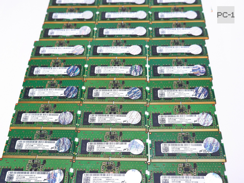 Новый, оригинал! Оперативная память SODIMM 8Gb DDR5 MICRON 5600MHz 44800Мб/с CL46MTC4C10163S1SC56BD1 BF 1,1В PC5-5600B-SC0-1110-XT OEM  - Pic n 311148