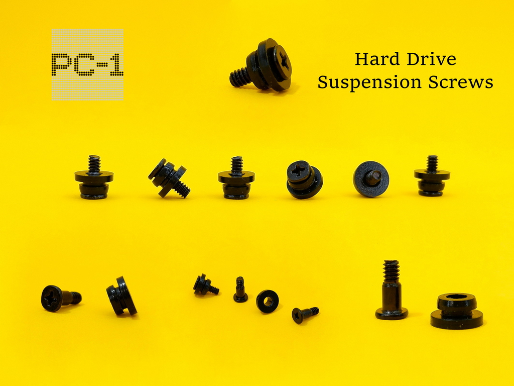 6+10шт Антивибрационные винты для жесткого диска 2,5 дюйма SSD и HDD в корпус ПК, прорезиненный болт с демпферными шайбами, снижает шум и вибрацию G14 - Pic n 311195