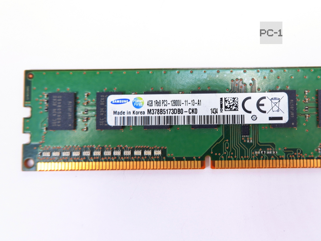 Оперативная память DDR3 8Gb (Kit 2шт. 4+4Gb) Samsung M378B5173QH0-CK0 PC3 12800МБ/с 1600МГц 1,5В Тайминги 11 контактов 240 чипов 8шт  - Pic n 311202