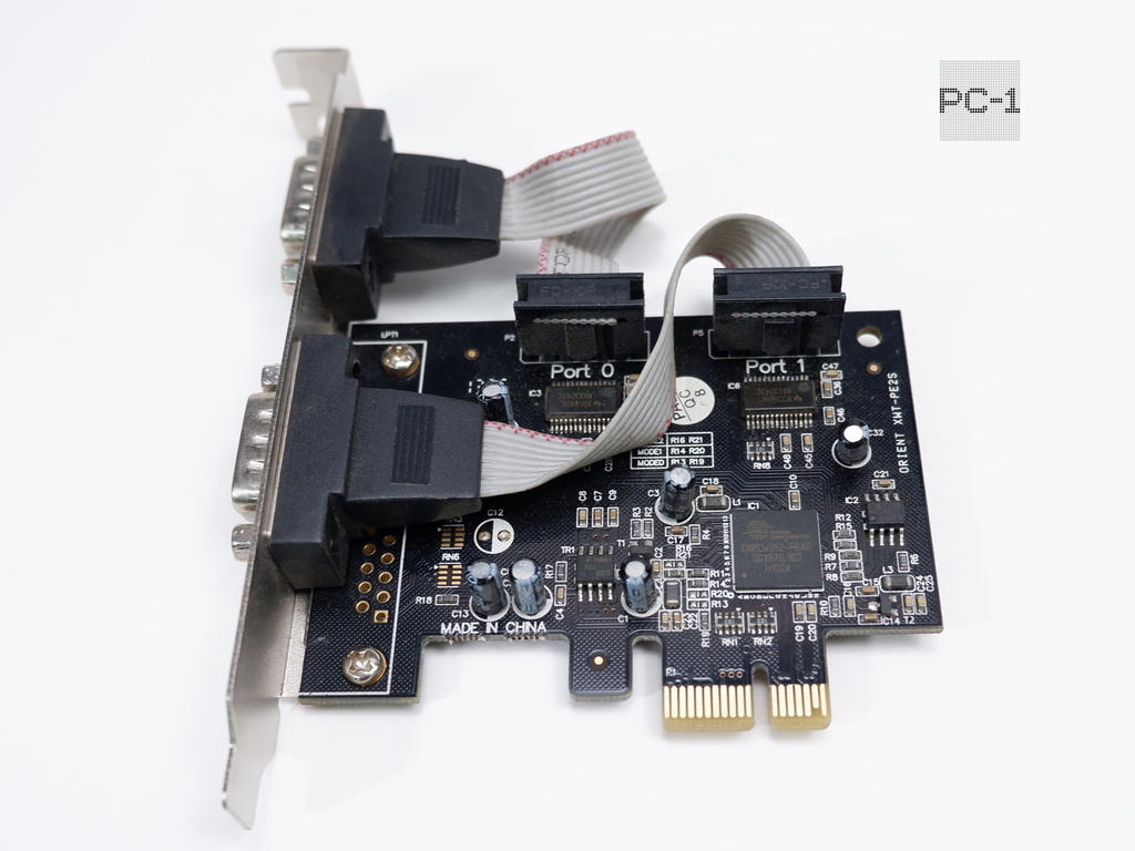 Контроллер COM-портов St-Lab I-360 PCI Express SK-02, 94V-0, E326765, чип: OXPCIe952-FBAG, внешние порты: 2x DB9 (COM 9pin) - Pic n 130392