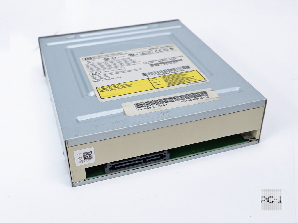 Оптический привод SATA Hewlett-Packard TS-H653L 419498-001 Пишущий привод для записи CD/DVD, скорость 48х/16х, 2007 год - Pic n 311182