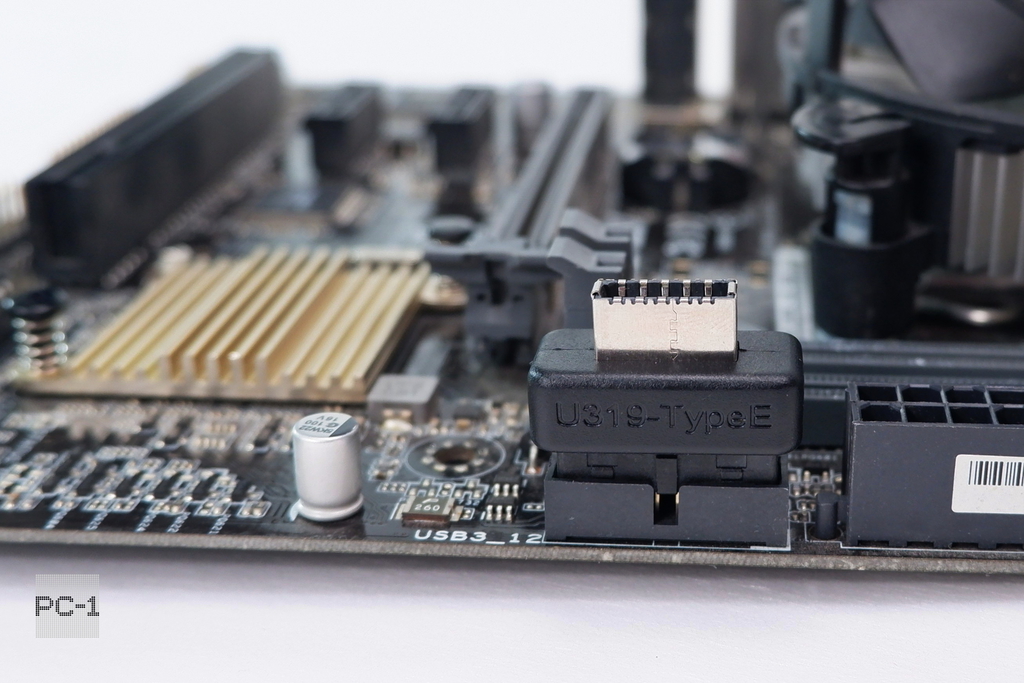 Переходник U319-TypeE с 19pin USB3.0 на 20pin USB-C Female адаптер PH73S позволяет подключить USB Type-C от корпуса в колодку USB на мат. плате ПК - Pic n 300118