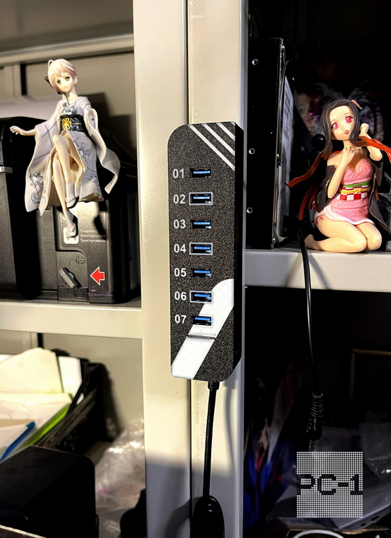 USB3.0 Хаб разветвитель на 7 портов с блоком питания 5В/3А. Концентратор HUB используется одновременно для 7 флешек, внешних хардов и для зарядки. - Pic n 311246