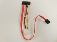 Переходник питания Molex — Sata c SATA кабелем  - Pic n 257090