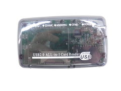 Cardreader USB 2.0 черный прозрачный - Pic n 266977