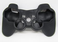 Силиконовый защитный чехол на геймпад PS3 черный - Pic n 267499