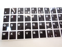 Stickers Наклейки на клавиатуру Русские белые - Pic n 273102