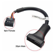 Переходник 8pin USB2.0 на 19pin USB3.0 - Pic n 265724