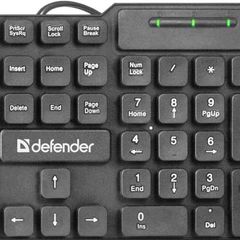 USB Клавиатура Defender мультимедиа чёрная  - Pic n 278590