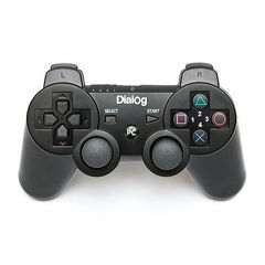 Геймпад PS3 Dialog 12 кнопок вибрация Черный