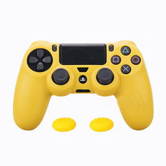 Силиконовый защитный чехол на геймпад PS3 Жёлтый - Pic n 278760