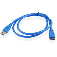 Кабель USB 3.0 Am-микро B синий — 1 метр - Pic n 96573