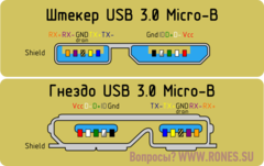 Кабель USB 3.0 AM--&gt;AM В длинна 1 метр  - Pic n 245777