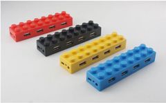 USB хаб Lego 4 порта USB 2.0 черный - Pic n 78602