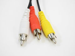 Аудио-видео кабель 3RCA тюльпан 3x3 штекера - Pic n 279987