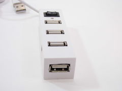 USB-хаб Сетевой фильтр 4хUSB порта Белый - Pic n 79577