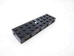 USB хаб Lego 4 порта USB 2.0 черный - Pic n 78602