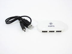 USB-хаб на 4 порта Белый
