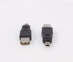 Переходник USB AF — mini-B 5P. USB Female to Mini USB