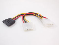 Y-образный кабель разветвитель MOLEX вилка-розетка + SATA - Pi