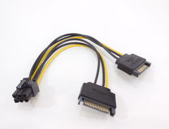 Адаптер питания для PCI-E видеокарт 2x SATA — 6pin