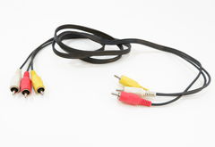 Аудио-видео кабель 3RCA-M на 3RCA-M в ассортименте до 2 метров